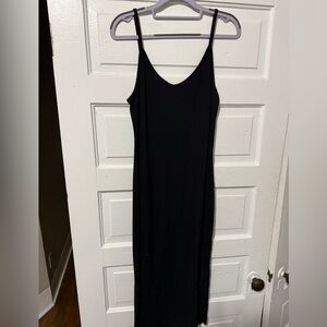 Fabletics Classic Black Midi Dress